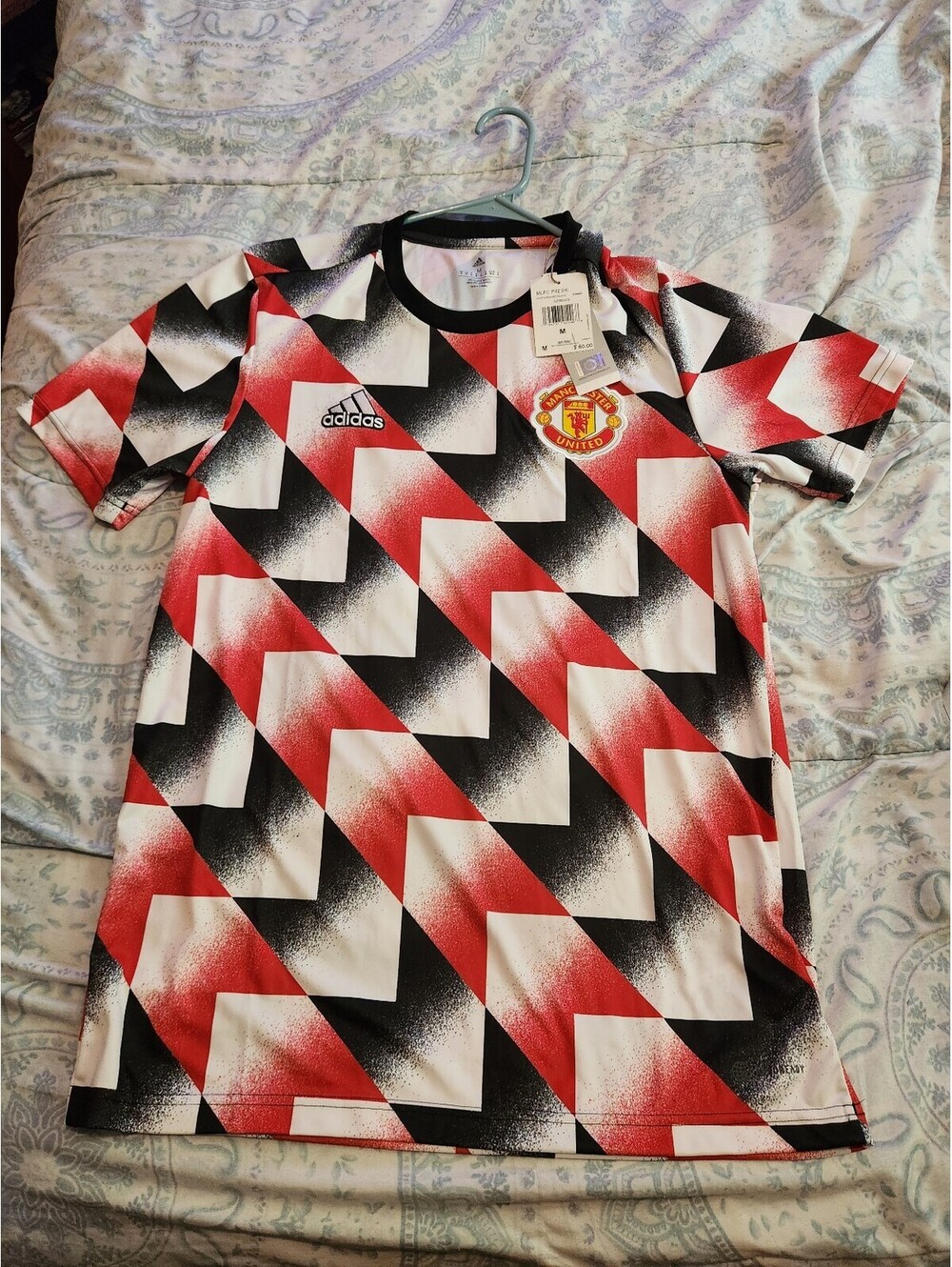 Manchester United 2022/2023 Prematch Training England Soccer Jersey Size M